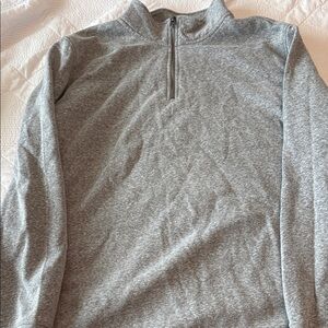 Sonoma Men's Heather Gray Zip-Up Sweater